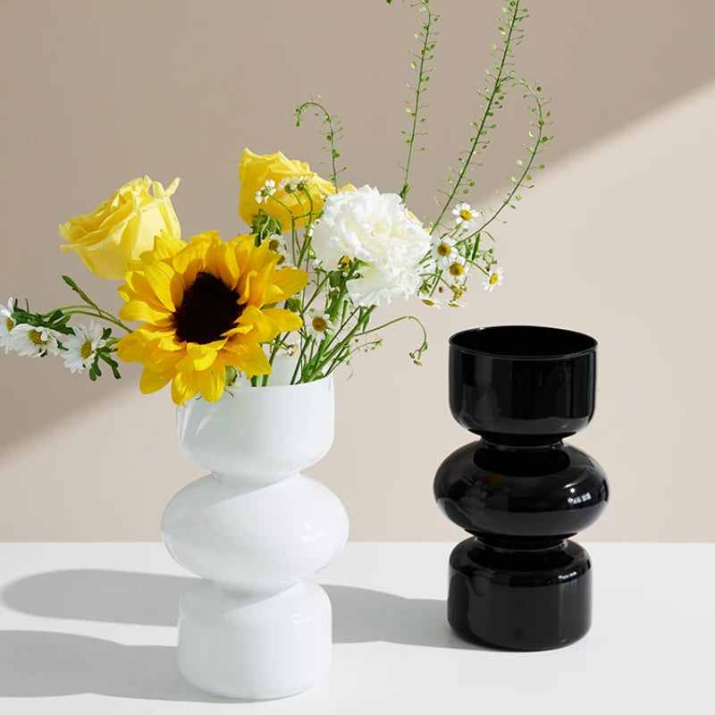 Glass Vase Nordic Home Decoration Room Decor Flower Vase Flower Pot Home Decor Vase Decoration Desktop Vase